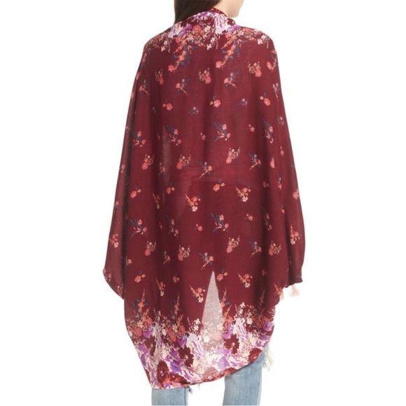 Free People Bali Wrapped in Blooms Floral Kimono - Picture 4 of 11